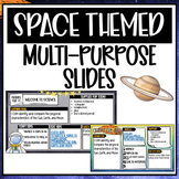 Daily Agenda Google Slides Templates - Space Themed