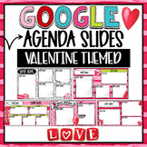 Daily Agenda Google Slides - Valentine's Day Templates