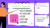 Daily Agenda PPT Slide