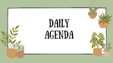 Daily Agenda- Plants