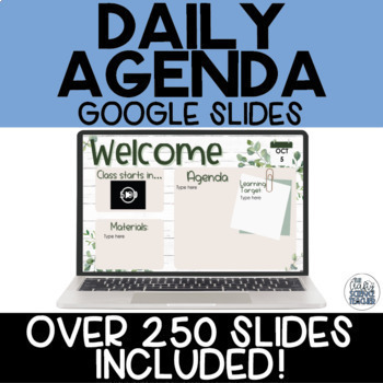 Preview of Daily Agenda Slides