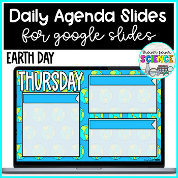 Preview of Daily Agenda Slides | Earth Day