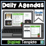 Daily Agenda Slides FREEBIE | Google Digital Resources | C