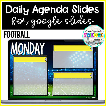 Preview of Daily Agenda Slides | Football