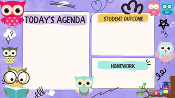 Preview of Daily Agenda Slides Freebie