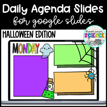 Preview of Daily Agenda Slides | Halloween
