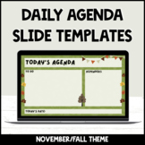 Daily Agenda Slides - Monthly Google Slides Templates #26 