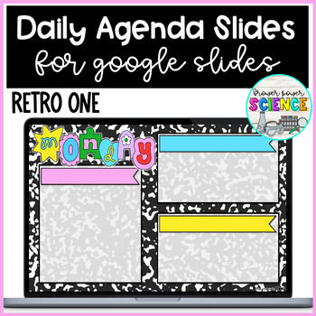 Preview of Daily Agenda Slides | Retro