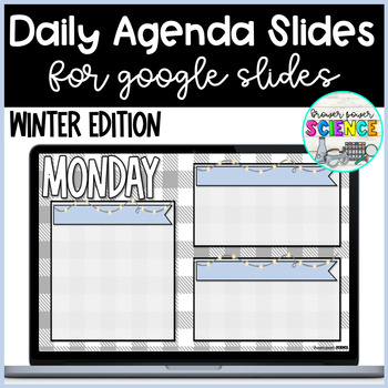 Preview of Daily Agenda Slides | Winter