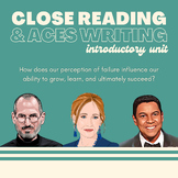 Close Reading & ACES Writing Unit | Introductory Unit