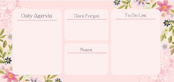 Preview of Daily Agenda Template /Google Slides Templates | Farmhouse Slides