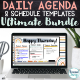 Classroom Daily Slides Schedule Editable Google Templates 