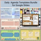 Daily Agenda Templates for Google Slides Bundle