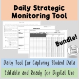 Daily Aggressive Monitoring Tool | Printable and Editable Bundle
