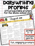 Writing Prompts for Elementary - 275 Fun Prompts & Writing