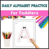 Daily Alphabet Writing Practice Worksheet With Find and Du