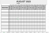 Daily Attendance Sheets 2023-2024