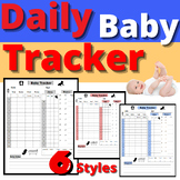 Baby Log Tracker Daily Infant Schedule Tracker Feeding Sle
