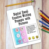 Daily Back to School Emoji Creative Writing Prompts with P
