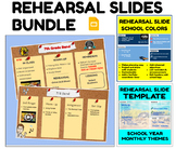 Daily Band Rehearsal Slide BUNDLE - ALL 3 THEMED TEMPLATES
