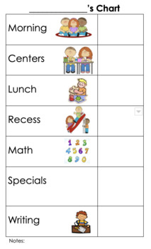 Daily Behavior Chart by Mrs Bernards Kindergarten | TPT