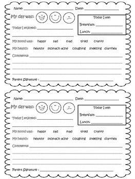 chart mood printable Smile  Teachers by k Pay Pre Chart Pixie  Daily   Behavior