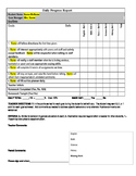 Daily Behavior Point Sheet Management System EDITABLE Posi