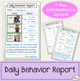 Daily Behavior Report
