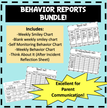 Preview of Daily Behavior Reports Bundle