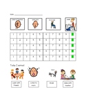 Daily Behavior Sheet with visuals