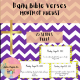 Daily Bible Verses- 1 MONTH FREE (GREAT WAY TO BEGIN THE S