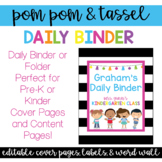 Daily Binder/Folder Covers, Labels, and Reference Pages!
