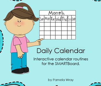 Preview of Daily Calendar SMARTBoard Routine