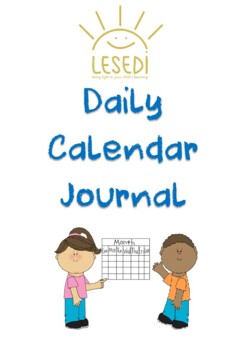 Preview of Daily Calendar Journal (4-6 years old)