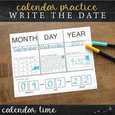 Write the Date Practice - Date Formatting, Calendar Practice