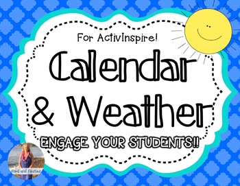 Preview of Daily Calendar Math & Weather [for ActivInspire!]