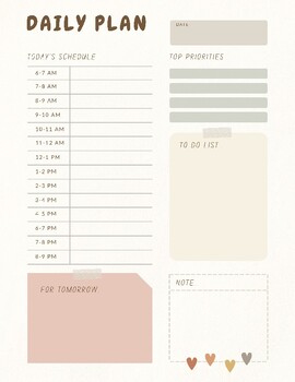 Daily Calendar / Planner by Diagnostician Solutions | TPT