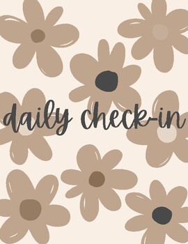 Preview of Daily Check-In