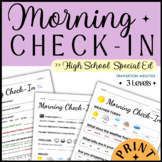 Daily Check In | Morning Meeting Warmup | High School Tran