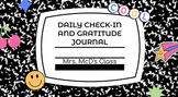 Daily Check-In and Gratitude Google Slides (FULLY EDITABLE