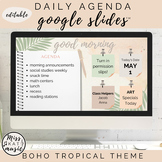 Daily Class Agenda - Editable Google Slides™ Templates - B