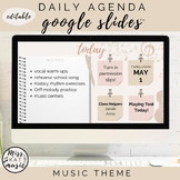 Daily Class Agenda - Editable Google Slides™ Templates - M