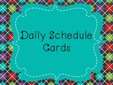 Daily Class Schedule Cards