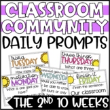 Daily Classroom Community Building Activities - Morning Me