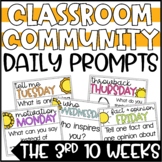 Daily Classroom Community Building Activities - Morning Me