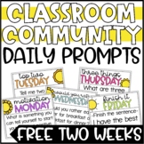 Daily Classroom Community Building Activities - Morning Me