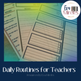 Daily Classroom Routines Checklist for Teachers