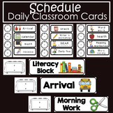 Daily Classroom Schedule Cards Editable Classroom Daily Vi