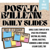 Daily Classroom Slide for Agenda/Planner and Homework | Bu