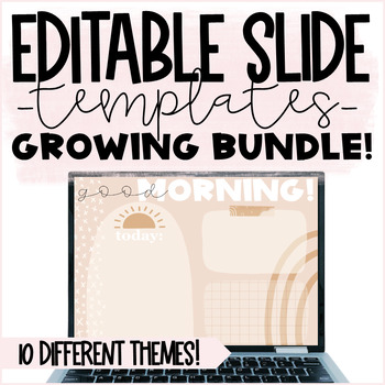 Preview of Daily Classroom Slides Bundle - Morning Slides & More